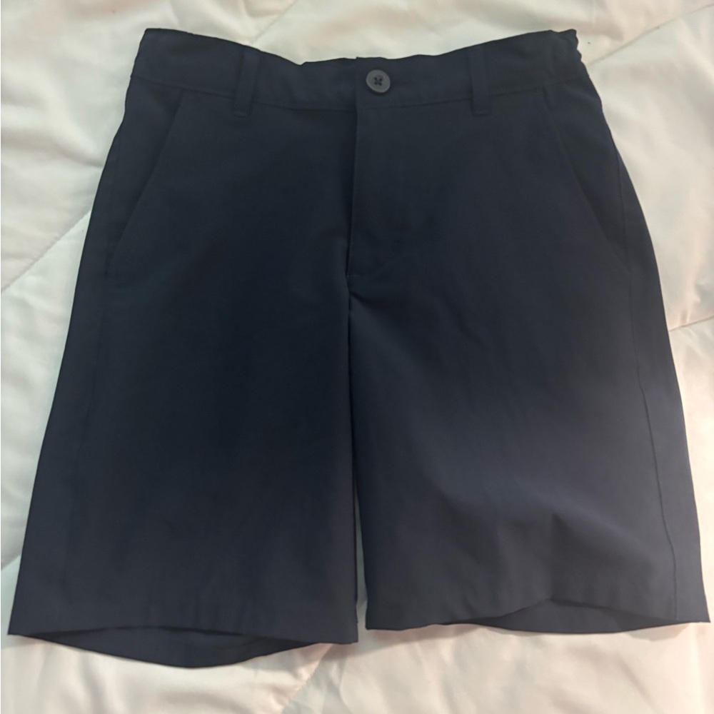 Izod Kids Navy Shorts with adjustable waist size 8